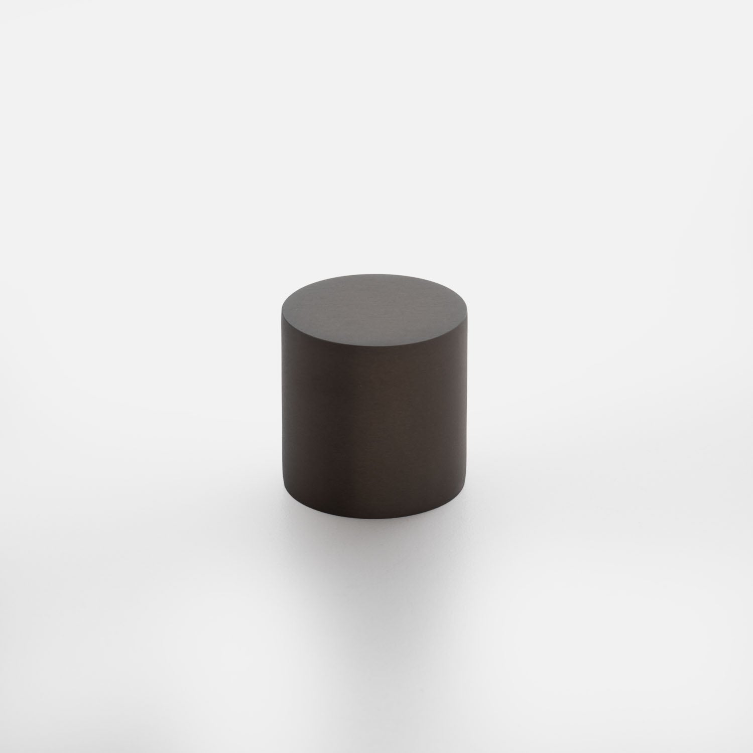 Front view of Cove Knob showcasing its cylindrical form against a white background