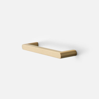 Three-quarter view of Cove Pull showcasing its rounded rectangular bar and raised ends against a white background