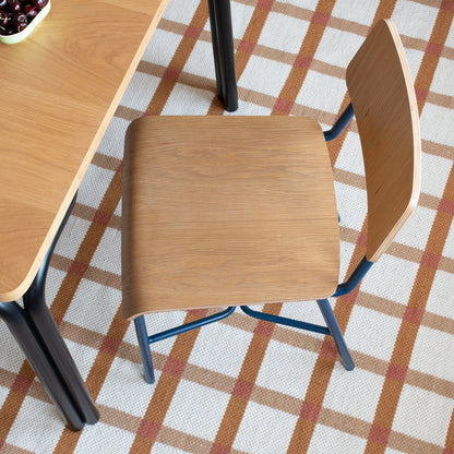 Plaid Wool Rug